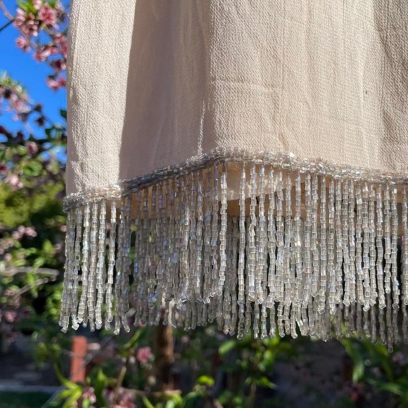 Vintage beaded fringe crop top - Picture 3 of 5